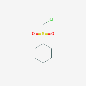molecular formula C7H13ClO2S B3156698 (氯甲磺酰基)环己烷 CAS No. 83367-39-9