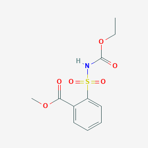 methyl 2-(N-(ethoxycarbonyl)sulfamoyl)benzoate