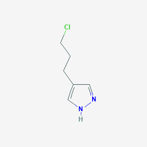 B3156977 4-(3-chloropropyl)-1H-pyrazole CAS No. 84302-83-0