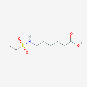 molecular formula C8H17NO4S B3157036 6-(Ethylsulfonylamino)hexanoic acid CAS No. 844681-28-3