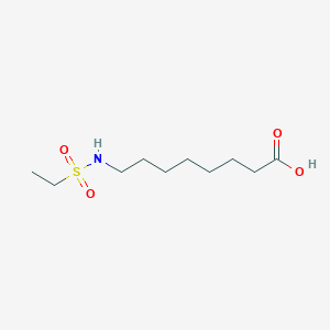 molecular formula C10H21NO4S B3157039 8-(Ethylsulfonylamino)octanoic acid CAS No. 844681-29-4