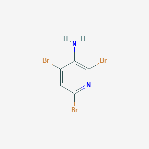 molecular formula C5H3Br3N2 B3157070 2,4,6-Tribromopyridin-3-amine CAS No. 84539-49-1