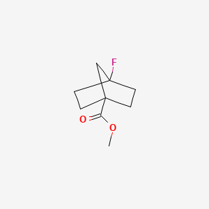 molecular formula C9H13FO2 B3157080 Methyl 4-fluorobicyclo[2.2.1]heptane-1-carboxylate CAS No. 84553-41-3
