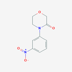 molecular formula C10H10N2O4 B3157094 4-(3-Nitrophenyl)morpholin-3-one CAS No. 845729-43-3