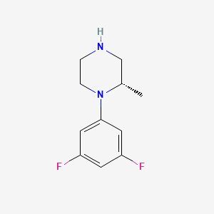 molecular formula C11H14F2N2 B3157098 (S)-4-(3,5-Difluoro-phenyl)-3-methyl-piperazine CAS No. 845740-76-3