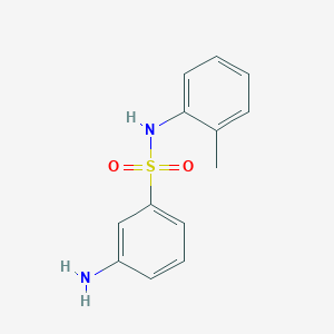 molecular formula C13H14N2O2S B3157181 3-Amino-n-(2-methylphenyl)benzenesulfonamide CAS No. 847171-68-0