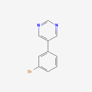 molecular formula C10H7BrN2 B3157189 5-(3-Bromophenyl)pyrimidine CAS No. 847260-47-3
