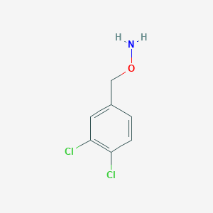 molecular formula C7H7Cl2NO B3157231 O-[(3,4-二氯苯基)甲基]羟胺 CAS No. 84772-12-3