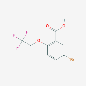 B3157243 5-bromo-2-(2,2,2-trifluoroethoxy)benzoic Acid CAS No. 847786-18-9