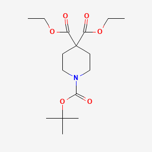 B3157295 1-tert-Butyl 4,4-diethyl piperidine-1,4,4-tricarboxylate CAS No. 848070-26-8