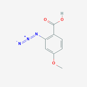 molecular formula C8H7N3O3 B3157307 2-Azido-4-methoxybenzoic acid CAS No. 848142-85-8