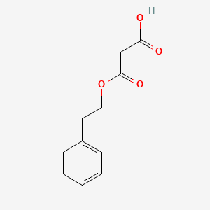 molecular formula C11H12O4 B3157348 3-Oxo-3-(2-phenylethoxy)propanoic acid CAS No. 848598-50-5
