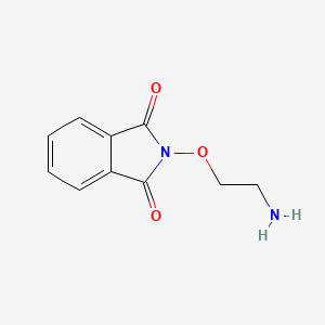 molecular formula C10H10N2O3 B3157388 2-(2-Aminoethoxy)isoindoline-1,3-dione CAS No. 848980-29-0