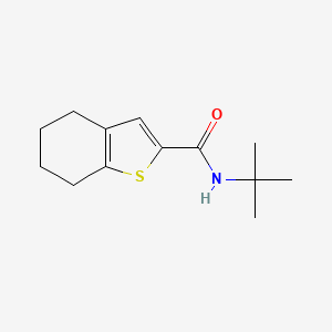 molecular formula C13H19NOS B3157394 N-tert-Butyl-4,5,6,7-tetrahydrobenzo[b]thiophene-2-carboxamide CAS No. 849054-12-2