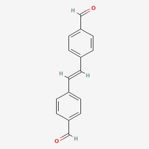 molecular formula C16H12O2 B3157399 1,2-Bis(4-formylphenyl)ethane CAS No. 84907-53-9