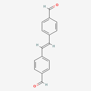 molecular formula C16H12O2 B3157399 1,2-双(4-甲酰苯基)乙烷 CAS No. 84907-53-9