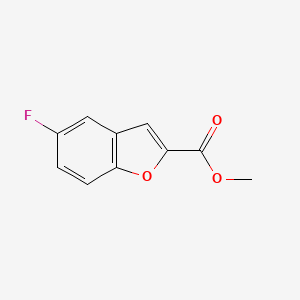 molecular formula C10H7FO3 B3157422 5-氟苯并呋喃-2-甲酸甲酯 CAS No. 849236-64-2