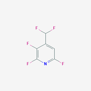 4-(Difluoromethyl)-2,3,6-trifluoropyridine