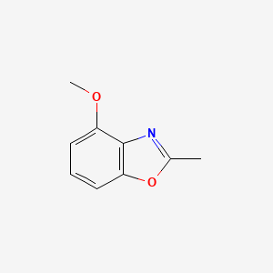 molecular formula C9H9NO2 B3157443 4-Methoxy-2-methylbenzoxazole CAS No. 849402-65-9