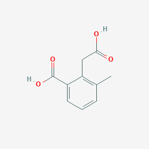 molecular formula C10H10O4 B3157448 2-(Carboxymethyl)-3-methylbenzoic acid CAS No. 84944-41-2