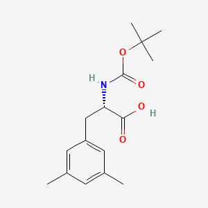 molecular formula C16H23NO4 B3157449 Boc-Phe(3,5-Me)-OH CAS No. 849440-33-1
