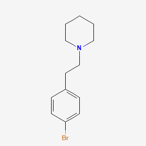 molecular formula C13H18BrN B3157450 4-(2-Piperidinoethyl)-1-bromobenzene CAS No. 849519-43-3