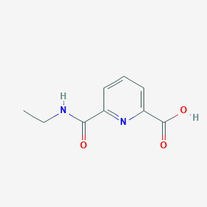 molecular formula C9H10N2O3 B3157470 6-(Ethylcarbamoyl)pyridine-2-carboxylic acid CAS No. 849669-84-7