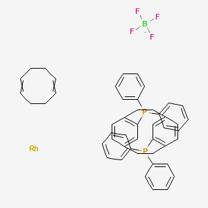 (R)-(-)-4,12-Bis(diphenylphosphino)[2.2]paracyclophane(1,5-cyclooctadiene)rhodium(I) tetrafluoroborate