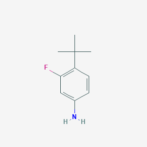 molecular formula C10H14FN B3157529 4-(叔丁基)-3-氟苯胺 CAS No. 850040-16-3