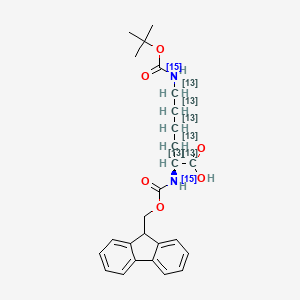 Fmoc-Lys(Boc)-OH-13C6,15N2
