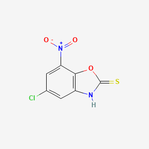 5-Chloro-7-nitro-1,3-benzoxazole-2-thiol