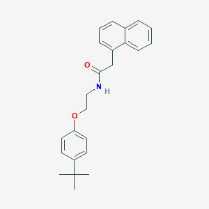 molecular formula C24H27NO2 B315761 N-[2-(4-tert-butylphenoxy)ethyl]-2-(1-naphthyl)acetamide 