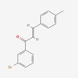 molecular formula C16H13BrO B3157707 (2e)-1-(3-Bromophenyl)-3-(4-methylphenyl)prop-2-en-1-one CAS No. 851581-65-2