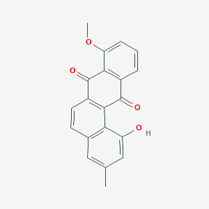 molecular formula C20H14O4 B3157725 8-O-甲基四角醇 CAS No. 85178-50-3