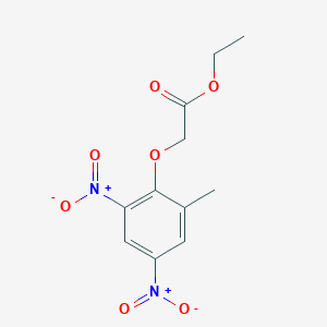 Ethyl (2-methyl-4,6-dinitrophenoxy)acetate
