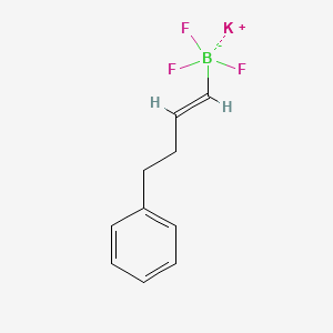 molecular formula C10H11BF3K B3157808 Potassium;trifluoro-[(E)-4-phenylbut-1-enyl]boranuide CAS No. 852623-46-2