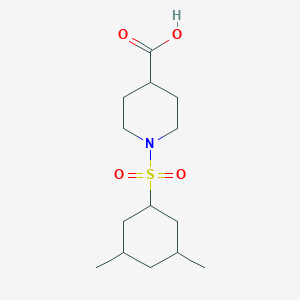 molecular formula C14H25NO4S B3157812 1-(3,5-Dimethylcyclohexyl)sulfonylpiperidine-4-carboxylic acid CAS No. 852691-59-9