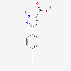 5-(4-tert-butylphenyl)-1H-pyrazole-3-carboxylic acid