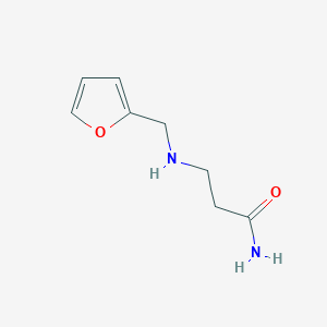 molecular formula C8H12N2O2 B3157842 3-[(2-Furylmethyl)amino]propanamide CAS No. 853127-43-2