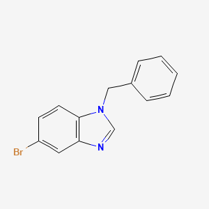 molecular formula C14H11BrN2 B3157882 1-Benzyl-5-bromo-1H-benzo[d]imidazole CAS No. 853788-98-4
