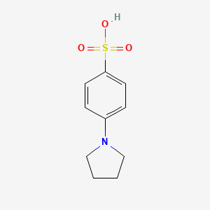 molecular formula C10H13NO3S B3157890 4-(Pyrrolidin-1-YL)benzenesulfonic acid CAS No. 853789-34-1
