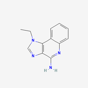 molecular formula C12H12N4 B3157895 1-Ethyl-1H-imidazo[4,5-c]quinolin-4-amine CAS No. 853792-80-0