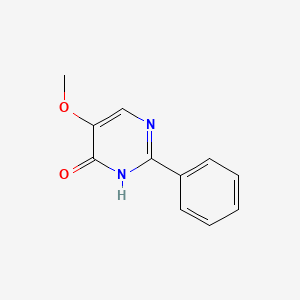 molecular formula C11H10N2O2 B3157903 5-Methoxy-2-phenyl-4-pyrimidinol CAS No. 85386-21-6