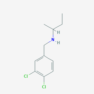 molecular formula C11H15Cl2N B3157941 (丁烷-2-基)[(3,4-二氯苯基)甲基]胺 CAS No. 854181-08-1