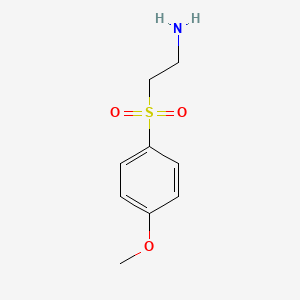 molecular formula C9H13NO3S B3157957 2-[(4-Methoxyphenyl)sulfonyl]ethanamine CAS No. 854248-46-7