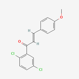molecular formula C16H12Cl2O2 B3158022 (2E)-1-(2,5-Dichlorophenyl)-3-(4-methoxyphenyl)prop-2-en-1-one CAS No. 854832-16-9