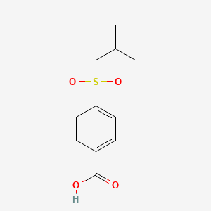 molecular formula C11H14O4S B3158049 4-(Isobutylsulfonyl)benzoic acid CAS No. 855196-94-0