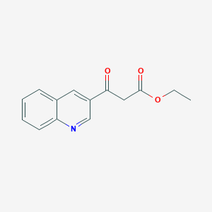 Ethyl 3-oxo-3-(quinolin-3-yl)propanoate