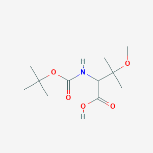 2-{[(Tert-butoxy)carbonyl]amino}-3-methoxy-3-methylbutanoic acid
