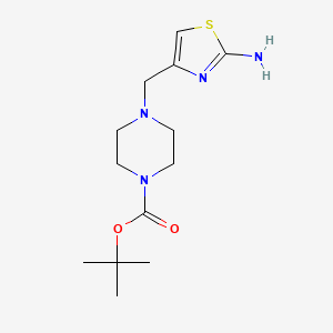 Tert-butyl 4-[(2-amino-1,3-thiazol-4-yl)methyl]piperazine-1-carboxylate